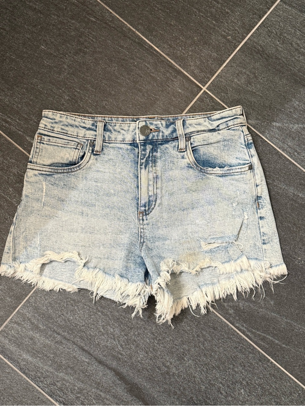 Kut Distressed Denim Shorts